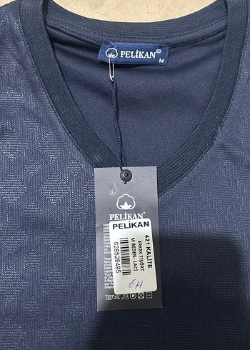 Lacivert Erkek Kısa Kollu V Yaka Tişört - Görsel 2