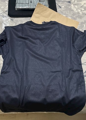 Lacivert Erkek Kısa Kollu V Yaka Tişört - Görsel 3