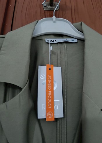 haki yeşili Uzun Kollu  Kadın Blazer Ceket - Görsel 2