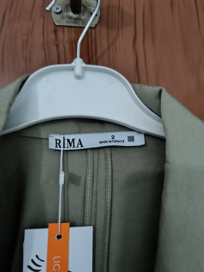 haki yeşili Uzun Kollu  Kadın Blazer Ceket - Görsel 3