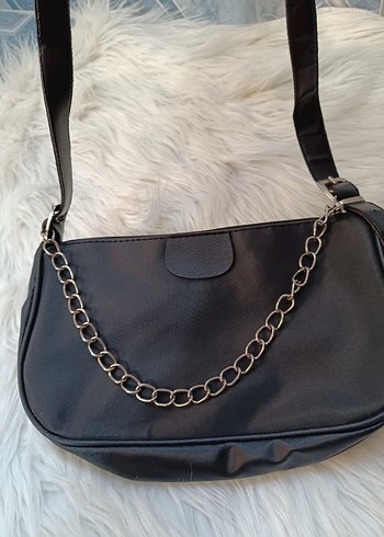 Zincir Detaylı Deri Kadın Çanta - Görsel 3