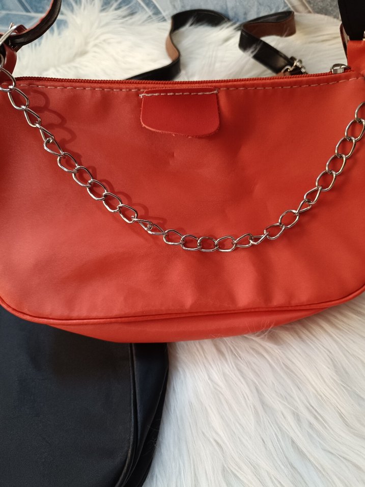 Zincir Detaylı Deri Kadın Çanta - Görsel 2