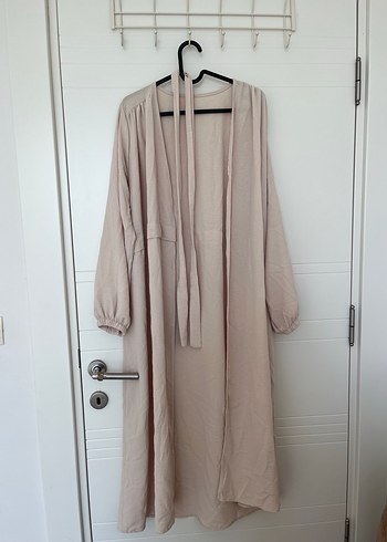 Bej Uzun Kollu abaya