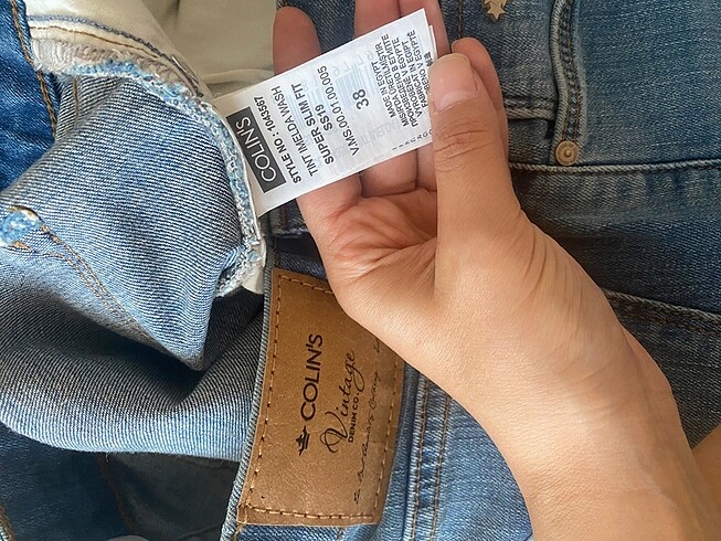 38 Beden mavi Renk 2 kez giyildi