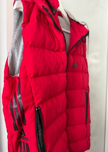 Kırmızı Adidas Kadın Şişme Yelek - Görsel 4