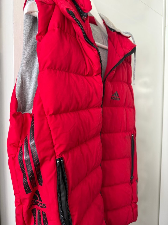 Kırmızı Adidas Kadın Şişme Yelek - Görsel 4