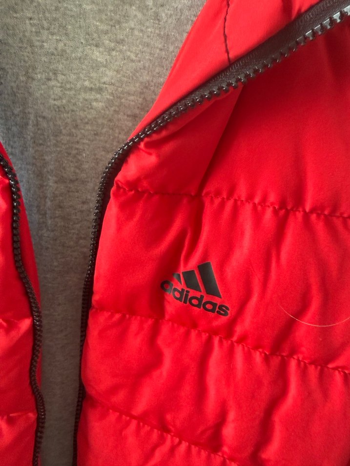 Kırmızı Adidas Kadın Şişme Yelek - Görsel 2
