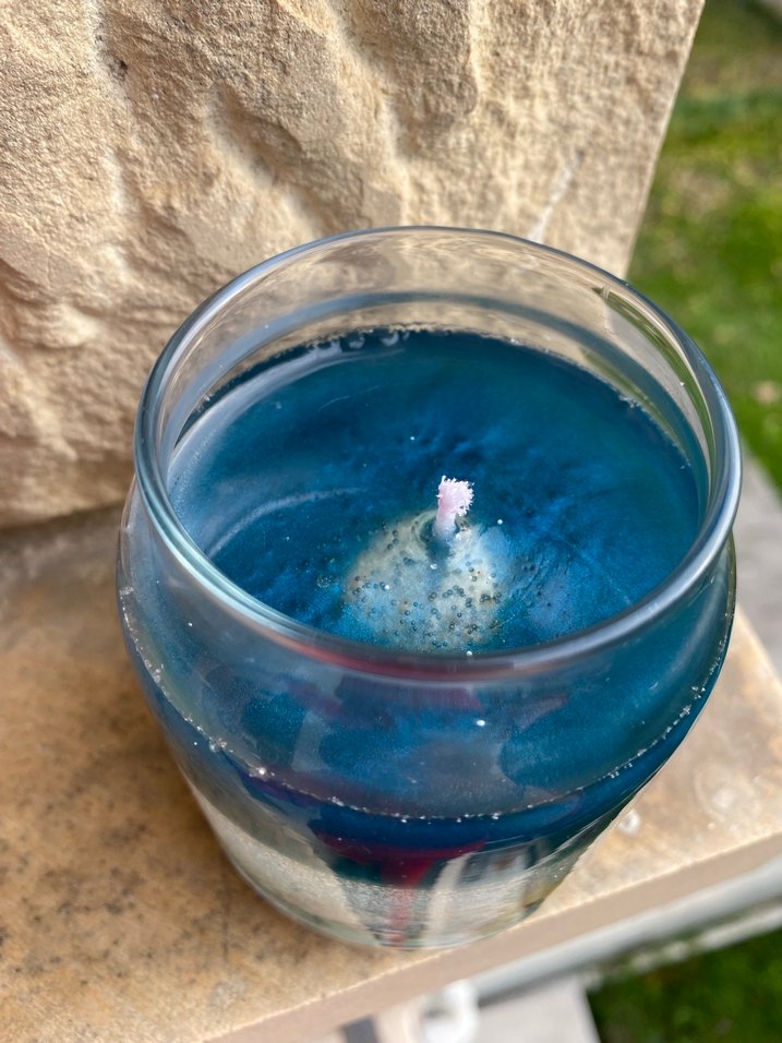 Mavi Deniz Temalı Mumluk - Görsel 3