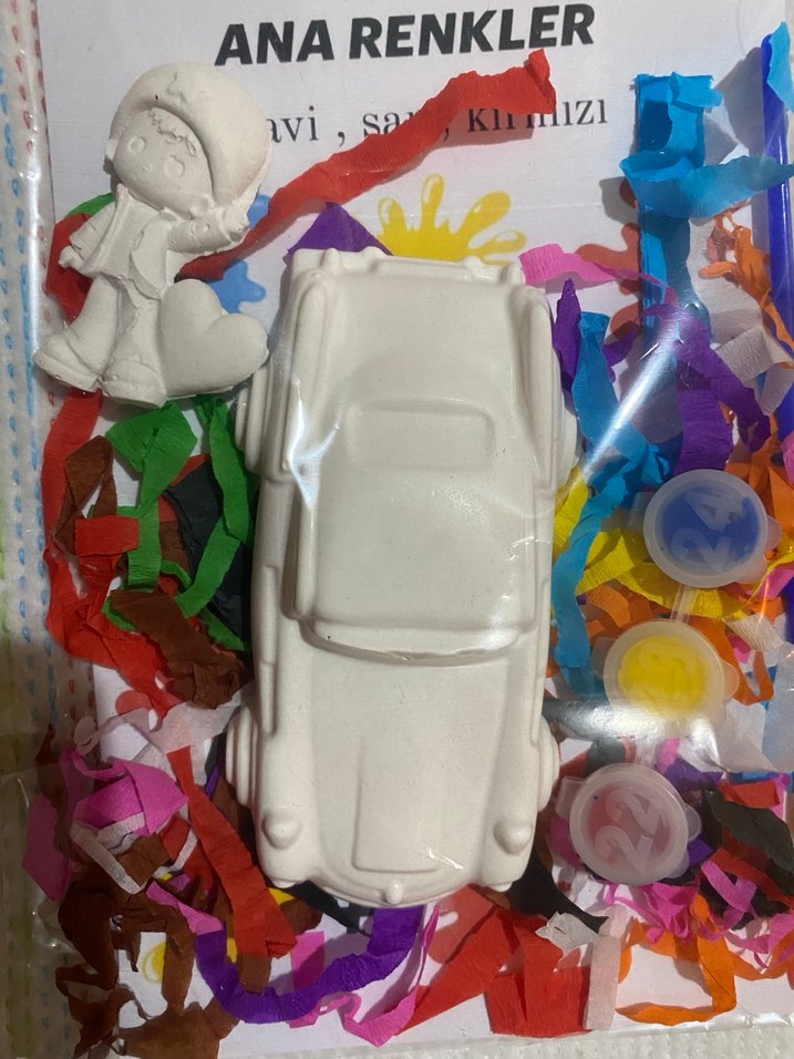 Renkli Parti Boyama Seti - Görsel 3