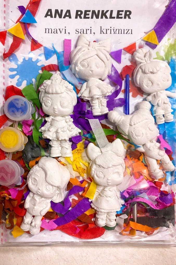 Renkli Parti Boyama Seti - Görsel 4