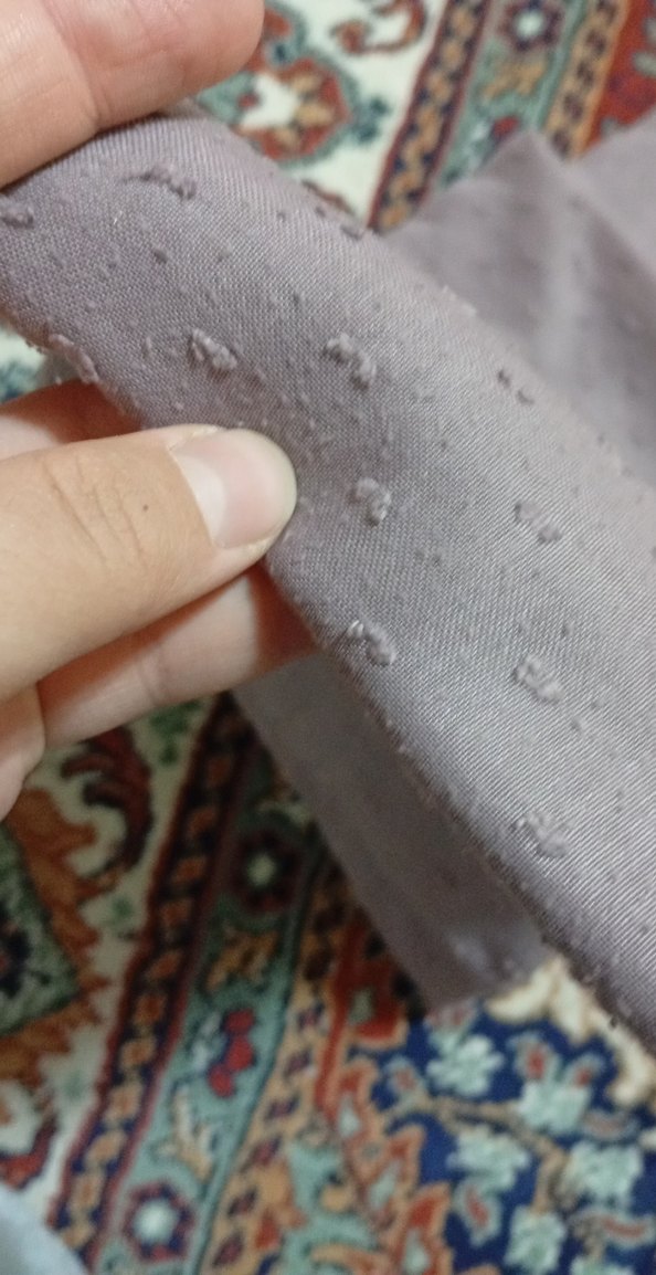 Bej Gri Kadın sal Fırfırlı - Görsel 3