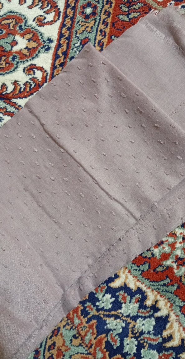 Bej Gri Kadın sal Fırfırlı - Görsel 2