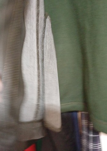 Yeşil Deri Biker Ceket - Görsel 7