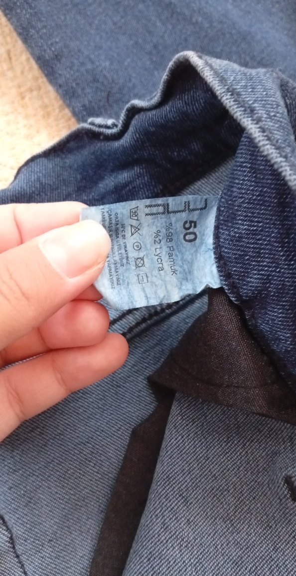 Kadın Mavi Denim Normal Kesim Jean - Görsel 5