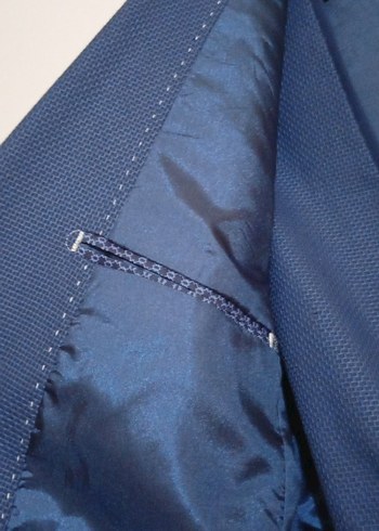 Düğmeli Lacivert Erkek Takım Ceketi - Görsel 5