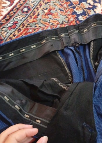 Düğmeli Lacivert Erkek Takım Ceketi - Görsel 10