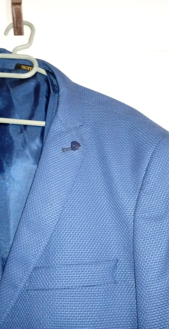 Düğmeli Lacivert Erkek Takım Ceketi - Görsel 2