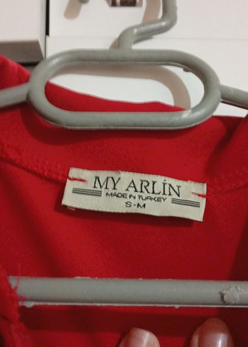 Kırmızı Kadın Mini Blazer Ceket takim - Görsel 3