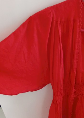 s Beden kırmızı Renk kimono