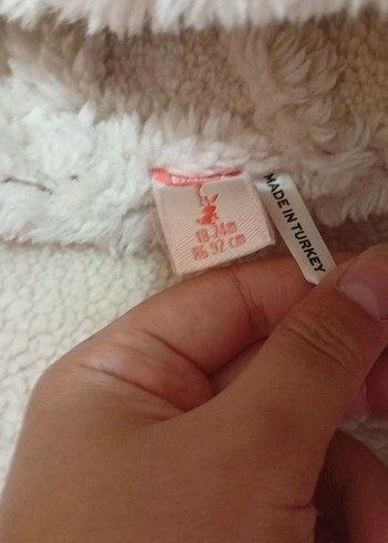 Kürklü Kapüşonlu Kahverengi kız Çocuk Kabanı - Görsel 8