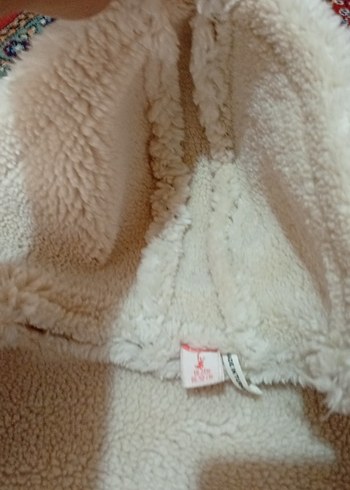 Kürklü Kapüşonlu Kahverengi kız Çocuk Kabanı - Görsel 10