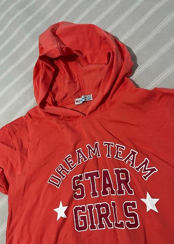 Kız Çocuk Kapşonlu elbise - Görsel 4