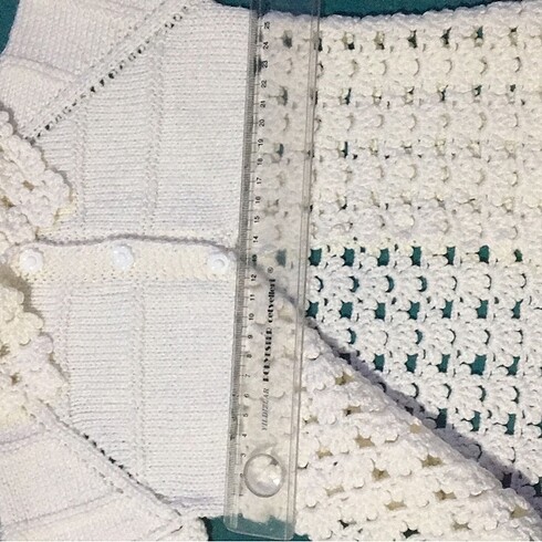 Tığ işi bebek hırka - Görsel 5