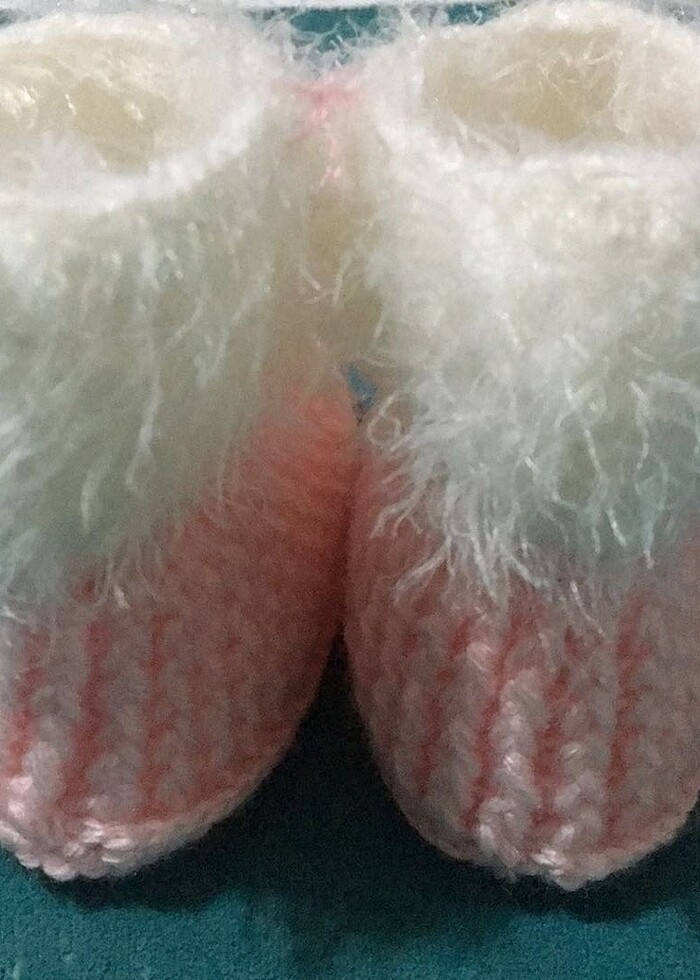 Örgü bebek bot - Görsel 4