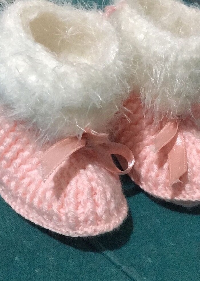 Örgü bebek bot - Görsel 2