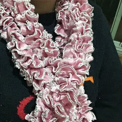 Abiye fular atkı - Görsel 6