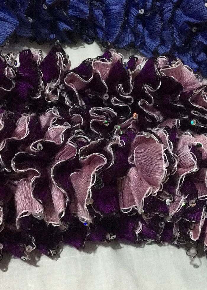 Abiye fular atkı - Görsel 5