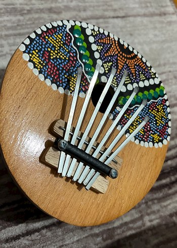 Renkli Ahşap Kalimba 7 Tuşlu - Görsel 4