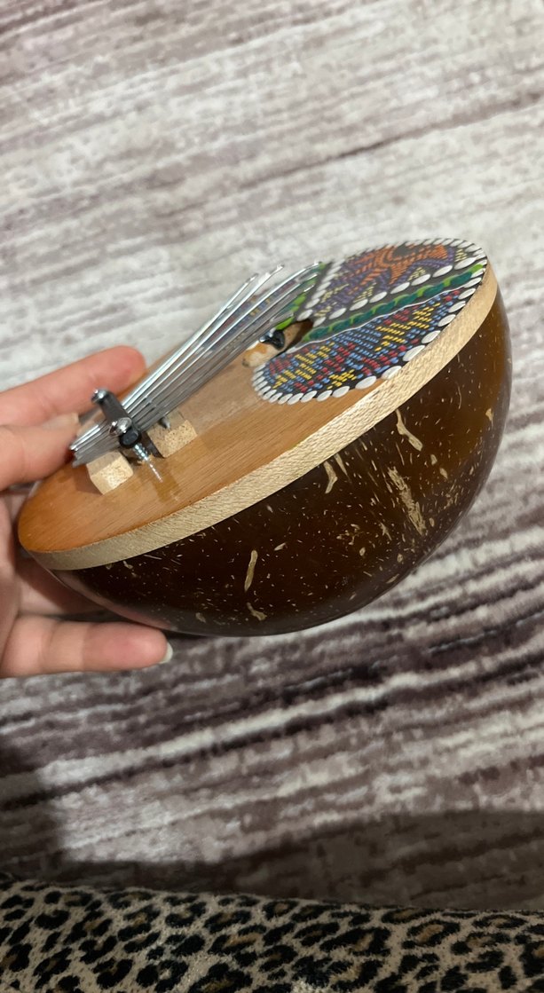 Renkli Ahşap Kalimba 7 Tuşlu - Görsel 2