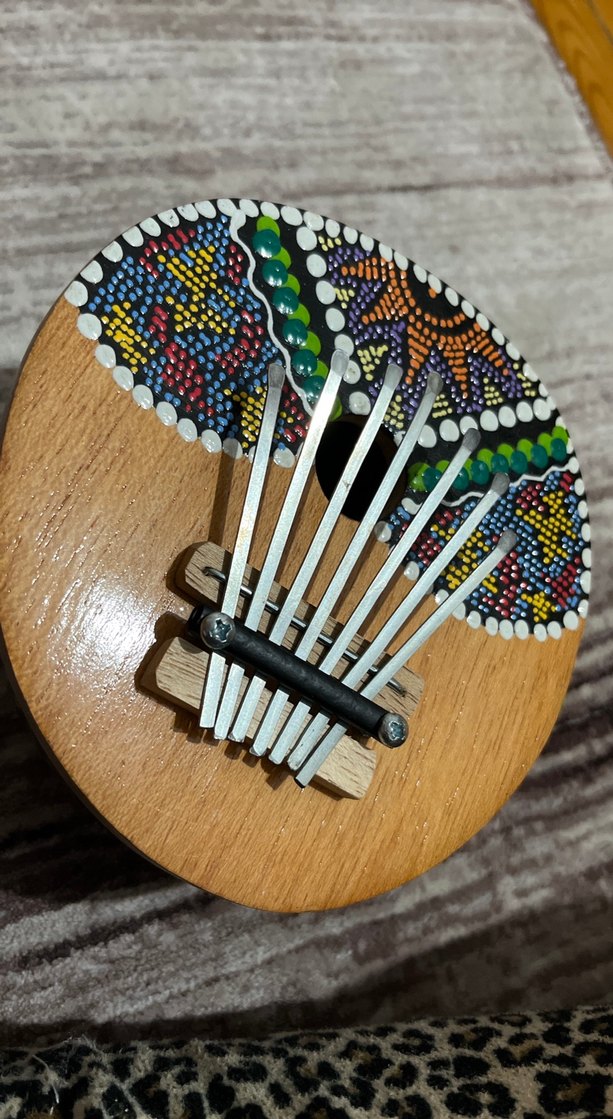 Renkli Ahşap Kalimba 7 Tuşlu - Görsel 4