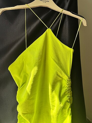 s Beden yeşil Renk zara yesil penye elbise