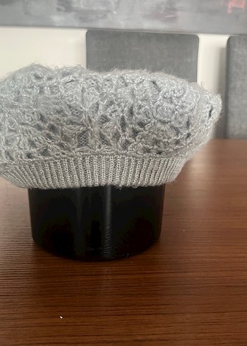 Gri Örgü bere - Görsel 3