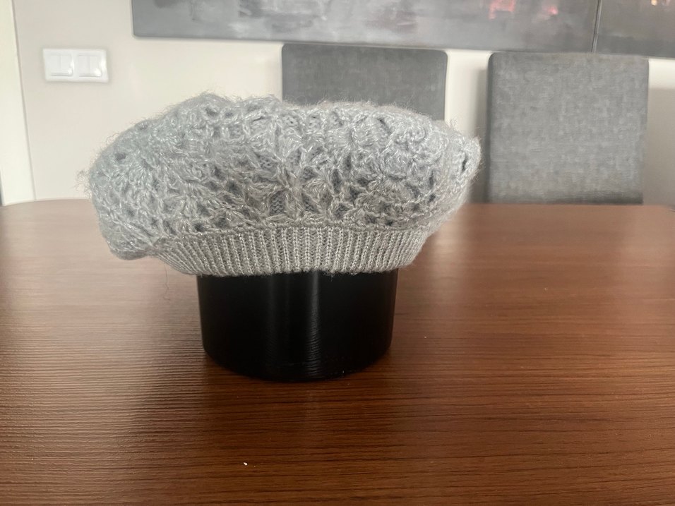 Gri Örgü bere - Görsel 3