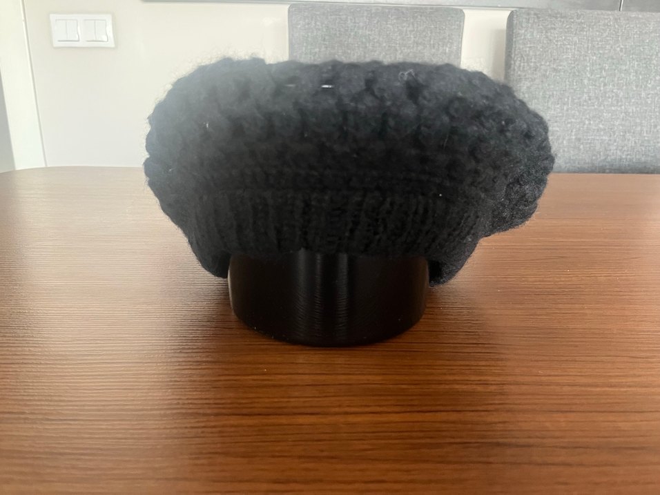 Kadın siyah Örgü Bere - Görsel 4