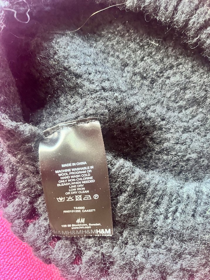 Kadın siyah Örgü Bere - Görsel 3