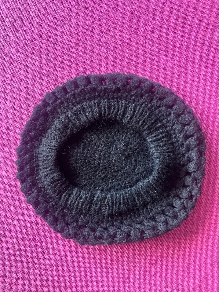 Kadın siyah Örgü Bere - Görsel 2