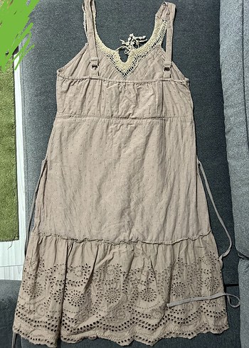 Diğer Dantel Detaylı Otantik Elbise