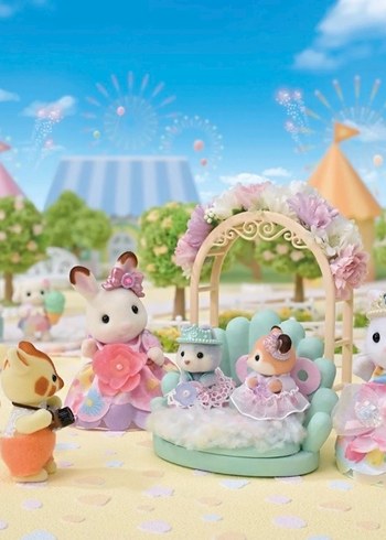 Beden Renk Sylvanian Families Yavru Bebek Husky Köpeği / Kurt