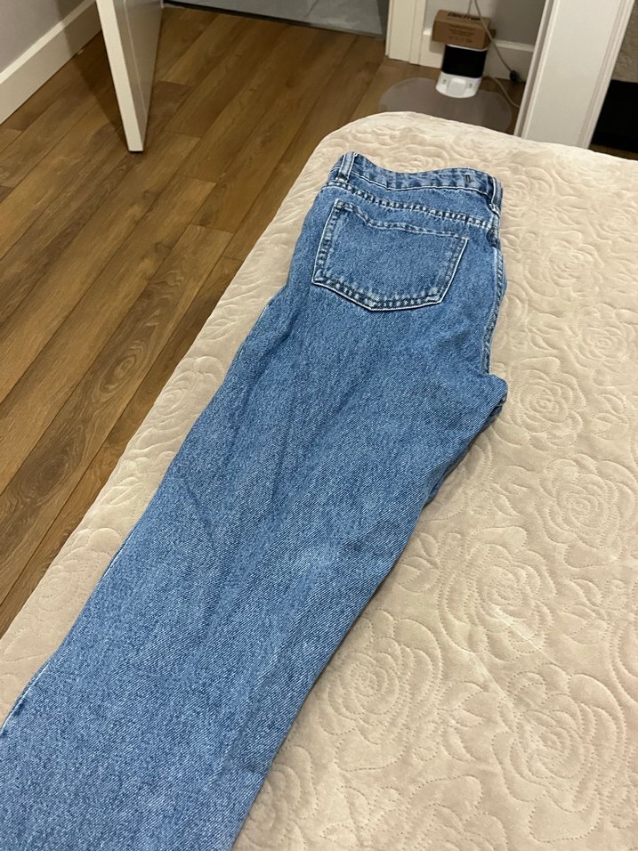 Addax Kadın Mini Düğmeli Baskılı Jean - Görsel 3