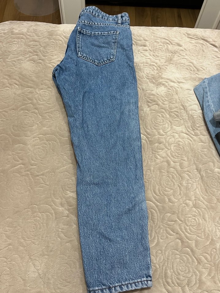 Addax Kadın Mini Düğmeli Baskılı Jean - Görsel 2