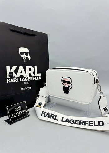 Karl Lagerfeld Karl Lagerfeld Deri Çapraz Çanta