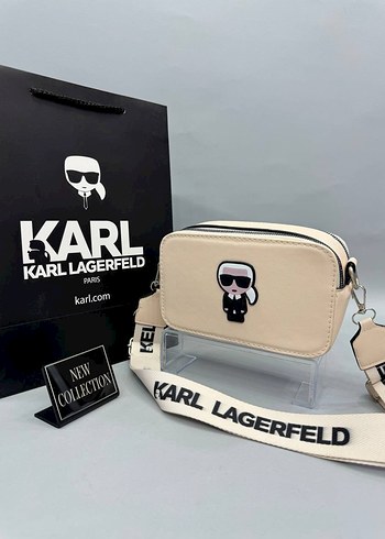 Beden Karl Lagerfeld Deri Çapraz Çanta