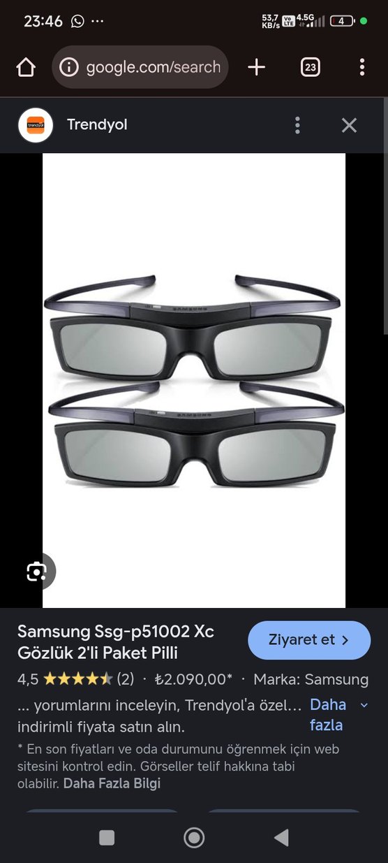 SAMSUNG 3 D AKİLLİ GOZLUK - Görsel 4