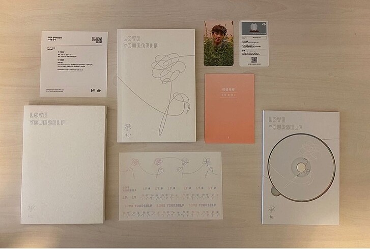 bts love yourself 'her' albüm + jin pc