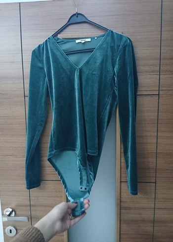 Parlak Turkuaz çıtçıtlı atlet body - Görsel 2