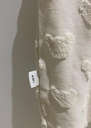 Beyaz Triko Bebek Kız Tulum - Görsel 4